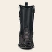 Bota urbana en piel genuina de pitón para caballero Botas y Botines 