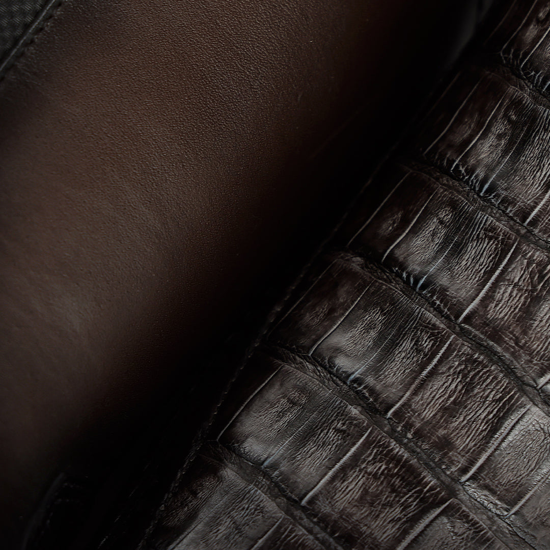 Bota urbana en piel genuina de fuscus para caballero