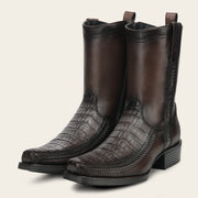 Bota urbana en piel genuina de fuscus para caballero