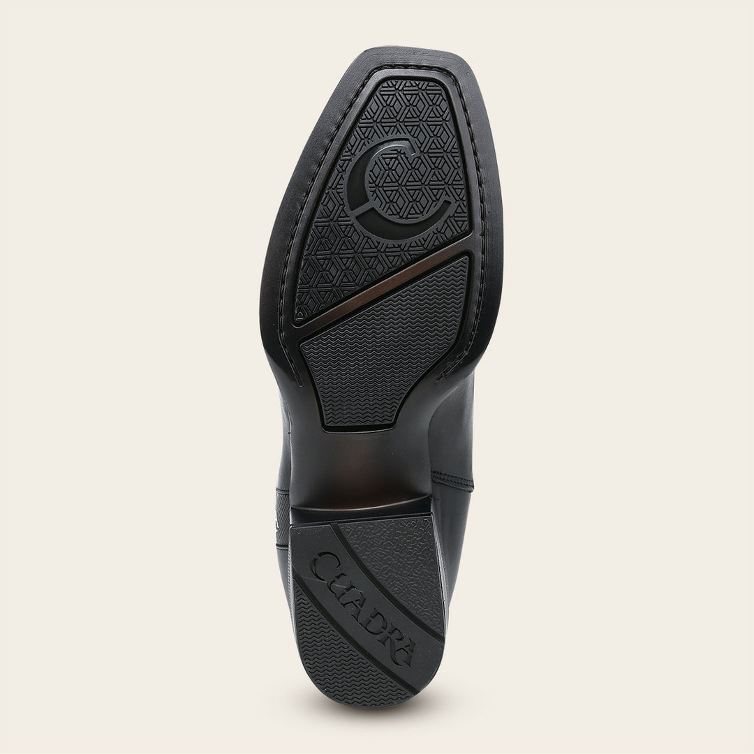 Bota urbana en piel genuina de mantarraya para caballero