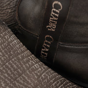 Bota urbana en piel genuina de tiburón para caballero