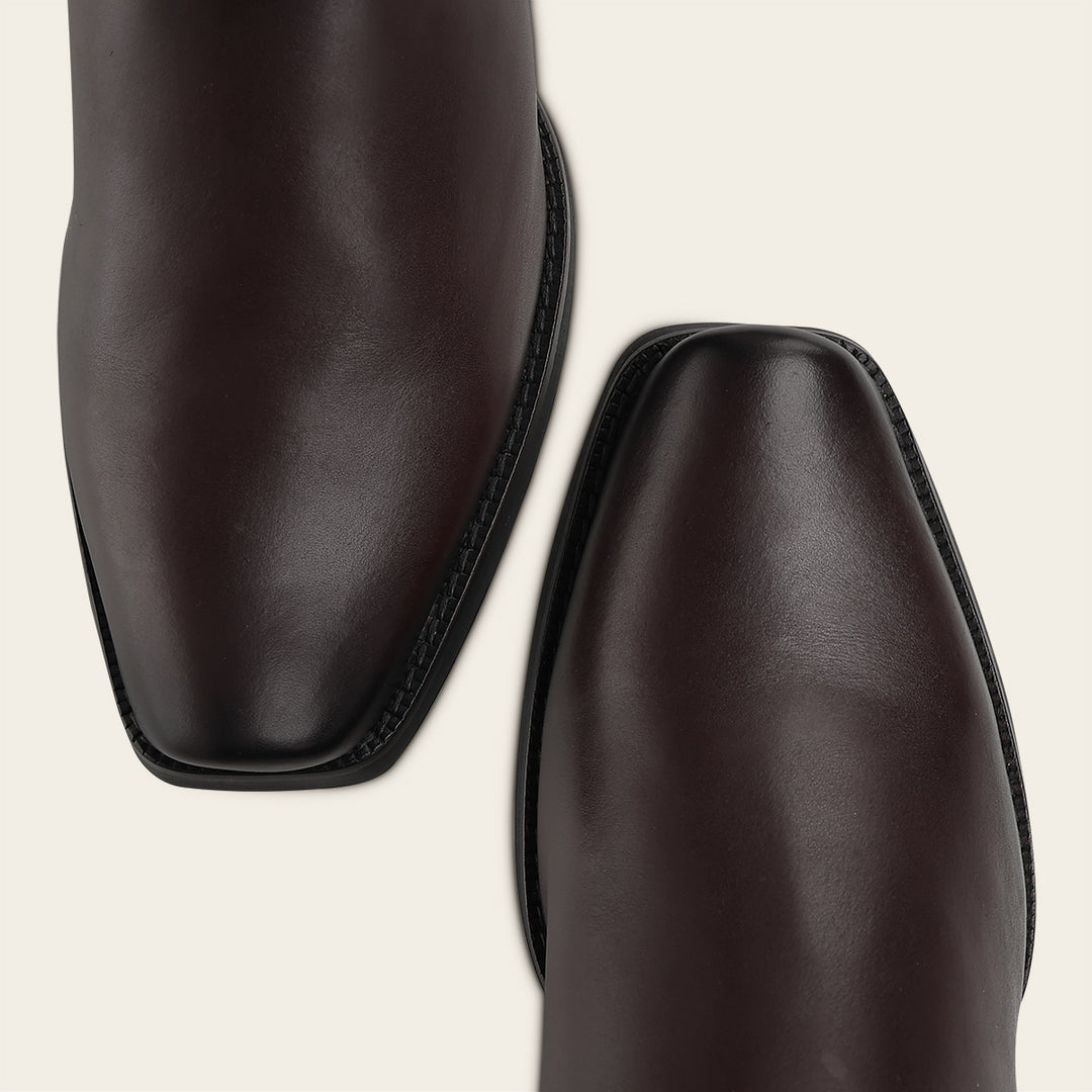 Bota urbana en piel genuina de bovino para caballero
