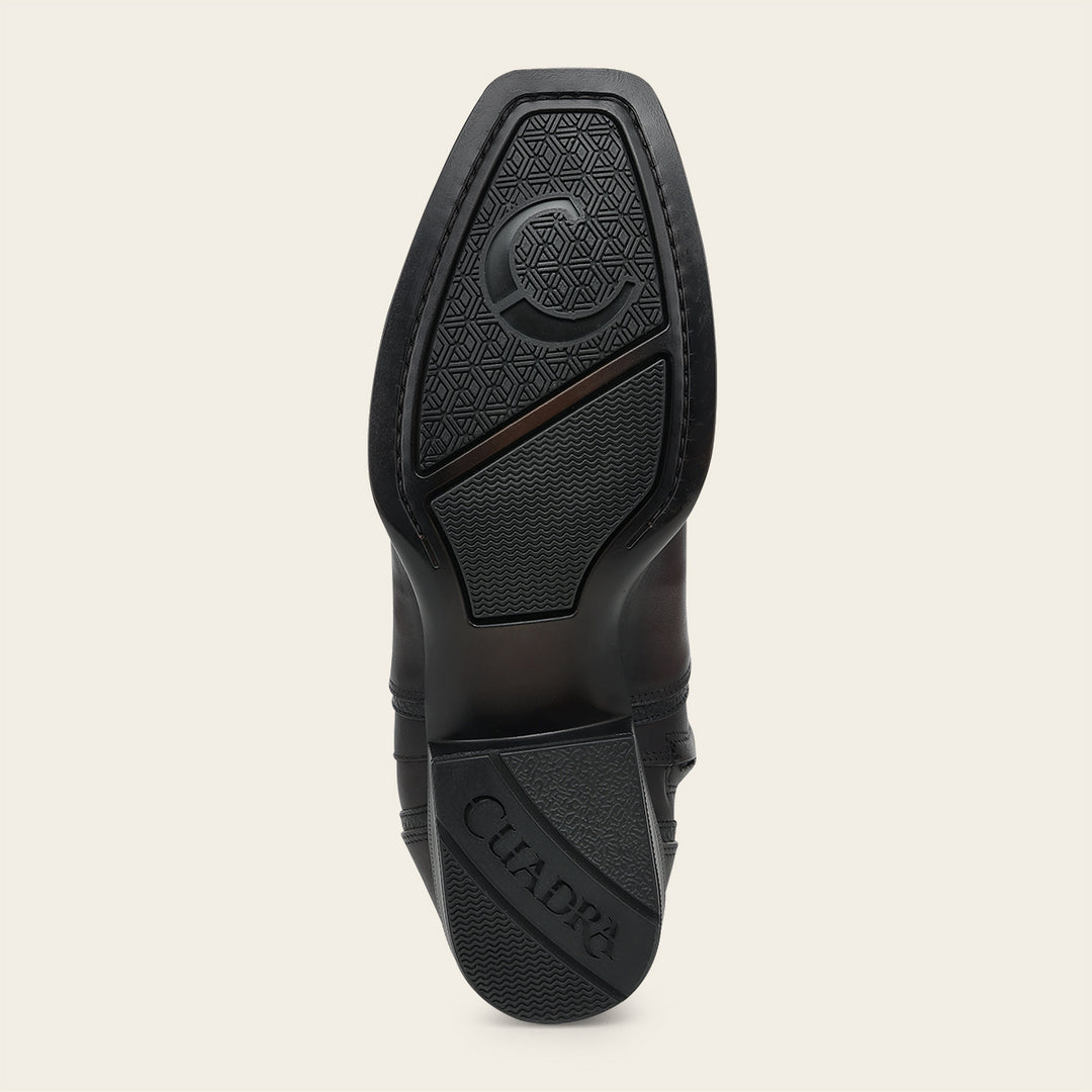 Bota urbana en piel genuina de bovino para caballero