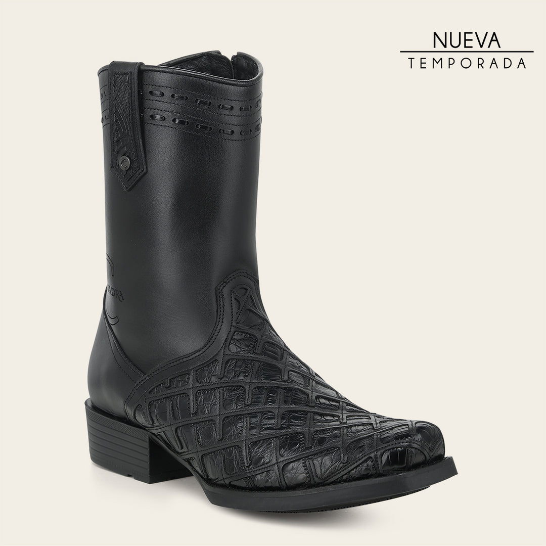 Bota urbana en piel genuina de fuscus para caballero