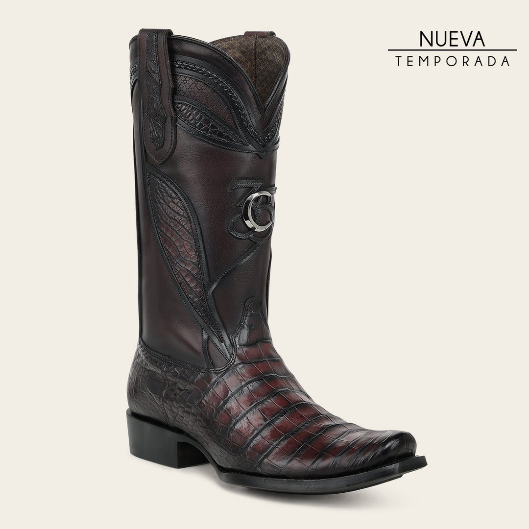 Bota tradicional "Edición limitada 35 aniversario" en piel genuina de alligator para caballero