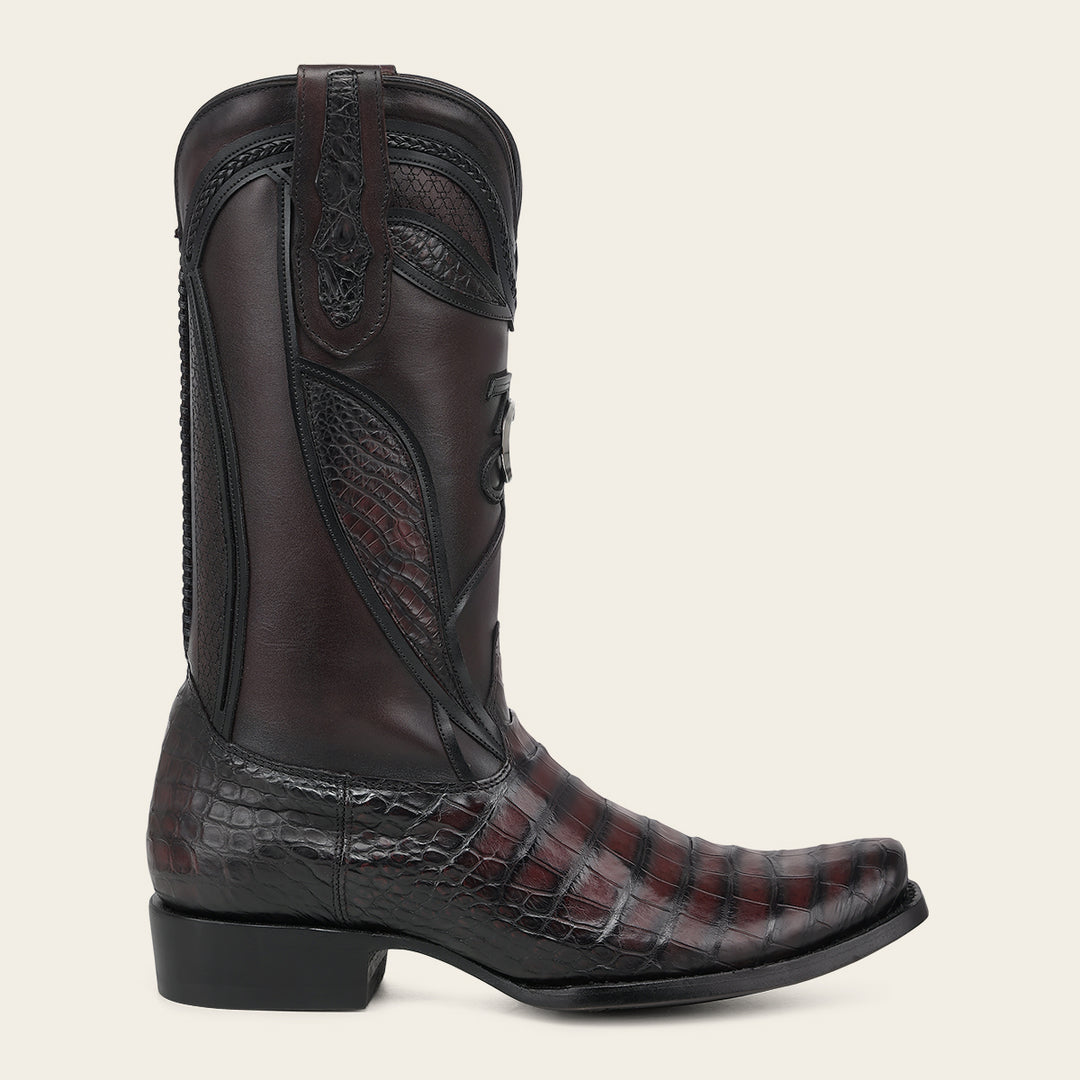 Bota tradicional "Edición limitada 35 aniversario" en piel genuina de alligator para caballero