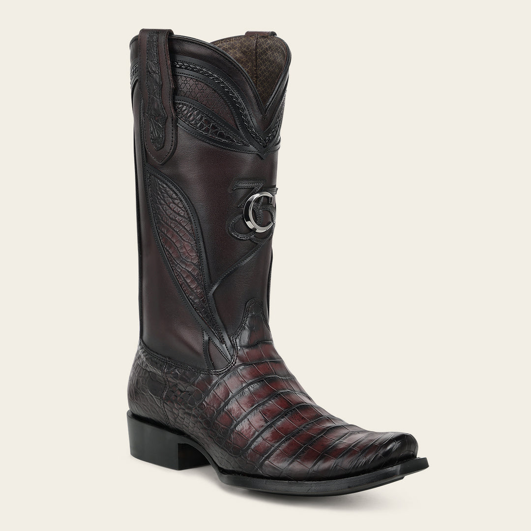 Bota tradicional "Edición limitada 35 aniversario" en piel genuina de alligator para caballero