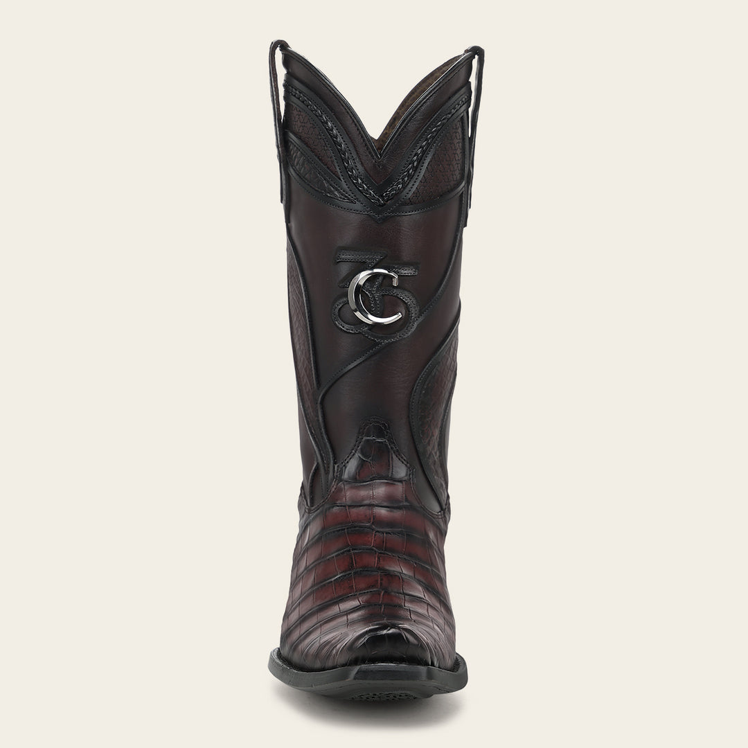 Bota tradicional "Edición limitada 35 aniversario" en piel genuina de alligator para caballero