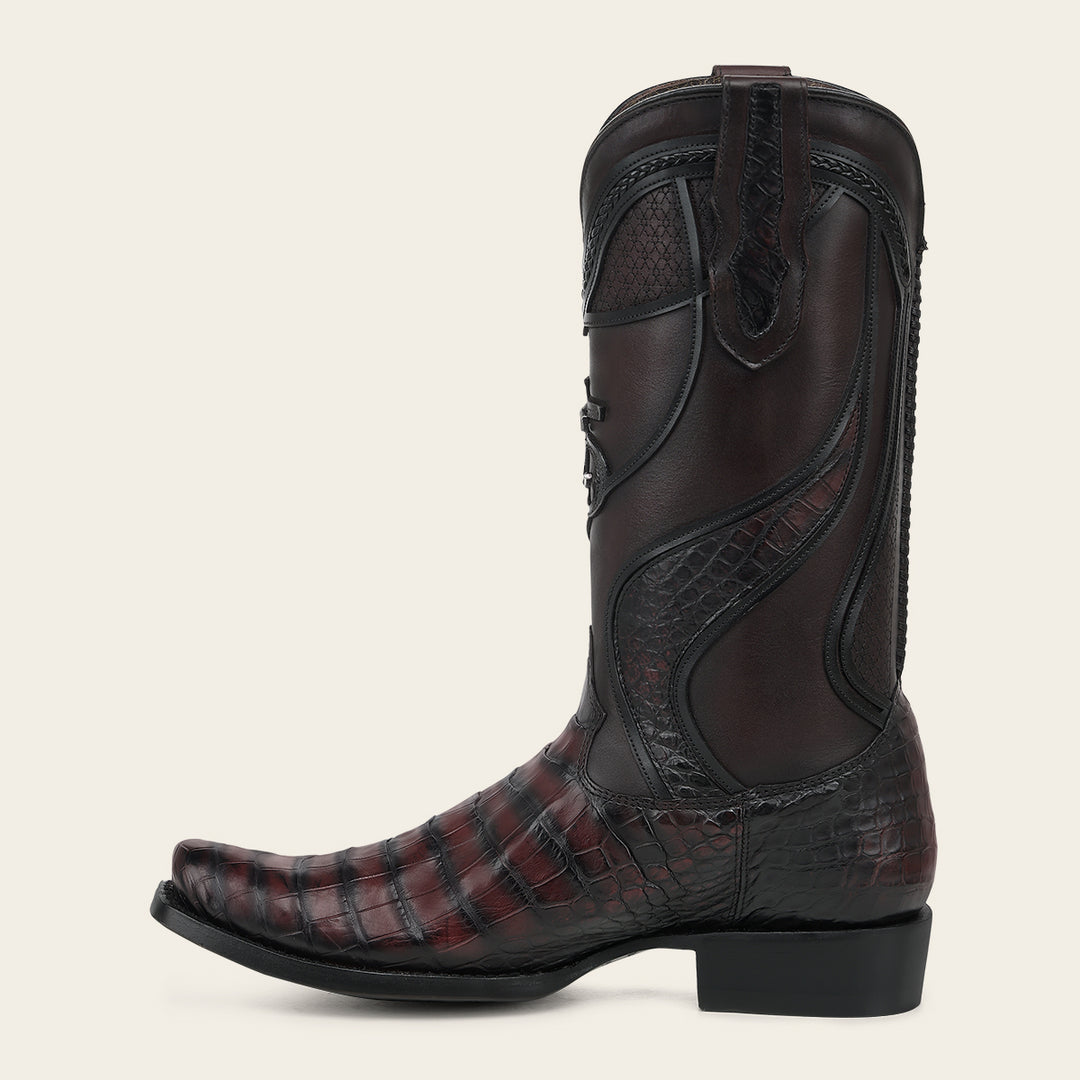 Bota tradicional "Edición limitada 35 aniversario" en piel genuina de alligator para caballero