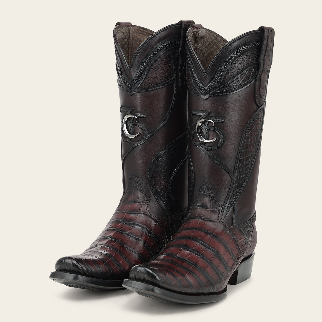 "Edición limitada 35 aniversario" en piel genuina de alligator para caballero