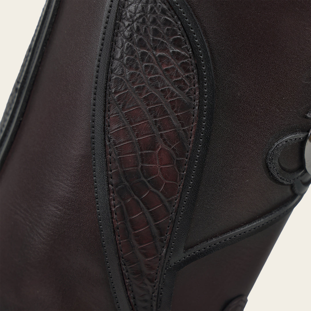 Bota tradicional "Edición limitada 35 aniversario" en piel genuina de alligator para caballero