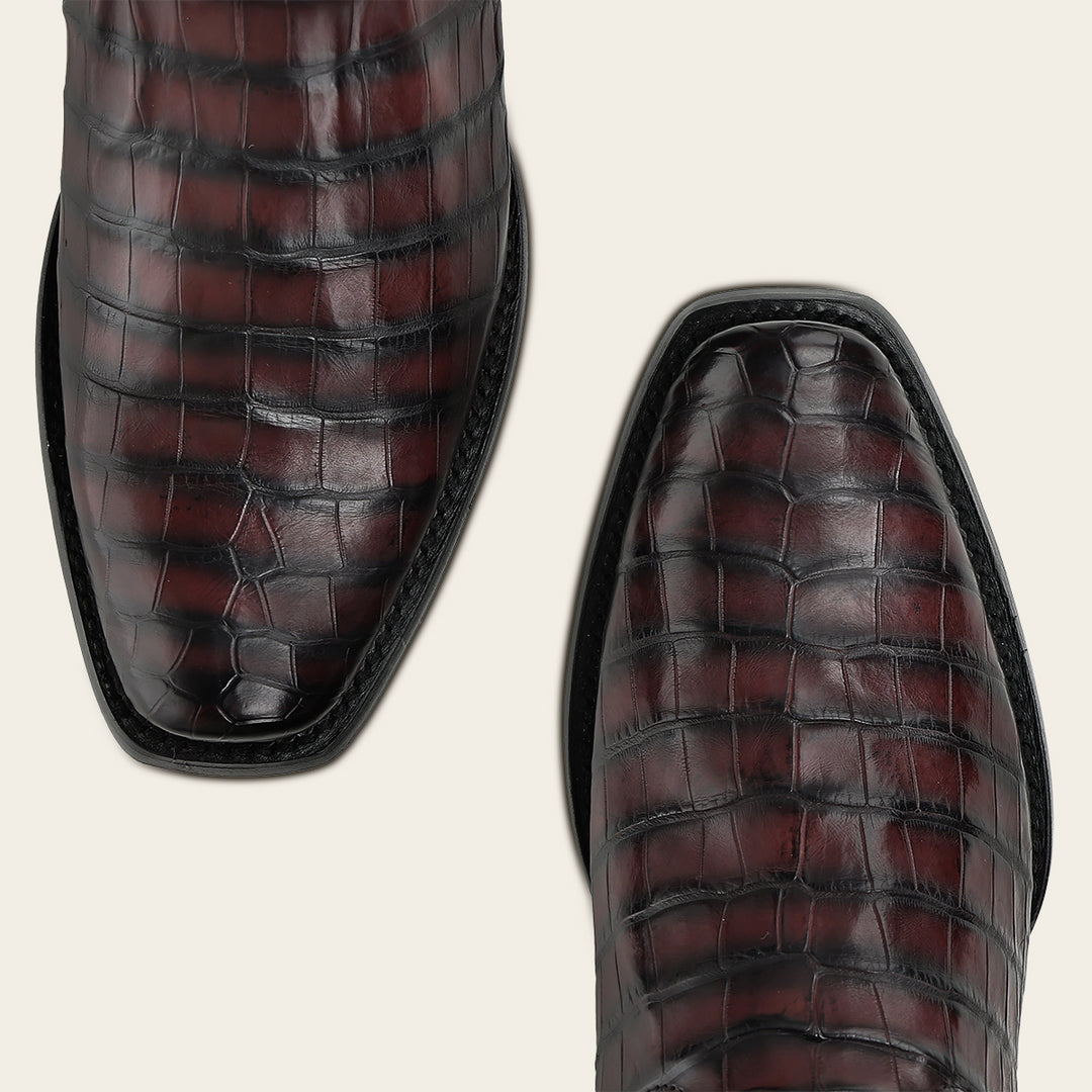 Bota tradicional "Edición limitada 35 aniversario" en piel genuina de alligator para caballero