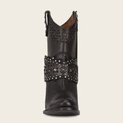 Botín en piel genuina de pitón Botas y Botines 