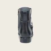 Botín de vestir en piel genuina de mantarraya para dama Botas y Botines 