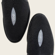 Botín de vestir en piel genuina de mantarraya para dama Botas y Botines 