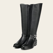 Bota estilo ecuestre en piel genuina para dama Botas y Botines 