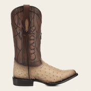 Bota tradicional Orígenes en piel genuina de avestruz para caballero Botas y Botines 