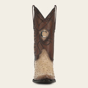 Bota tradicional Orígenes en piel genuina de avestruz para caballero Botas y Botines 