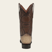 Bota tradicional Orígenes en piel genuina de avestruz para caballero Botas y Botines 