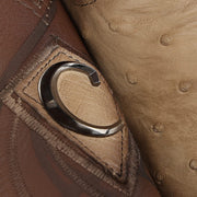 Bota tradicional Orígenes en piel genuina de avestruz para caballero Botas y Botines 