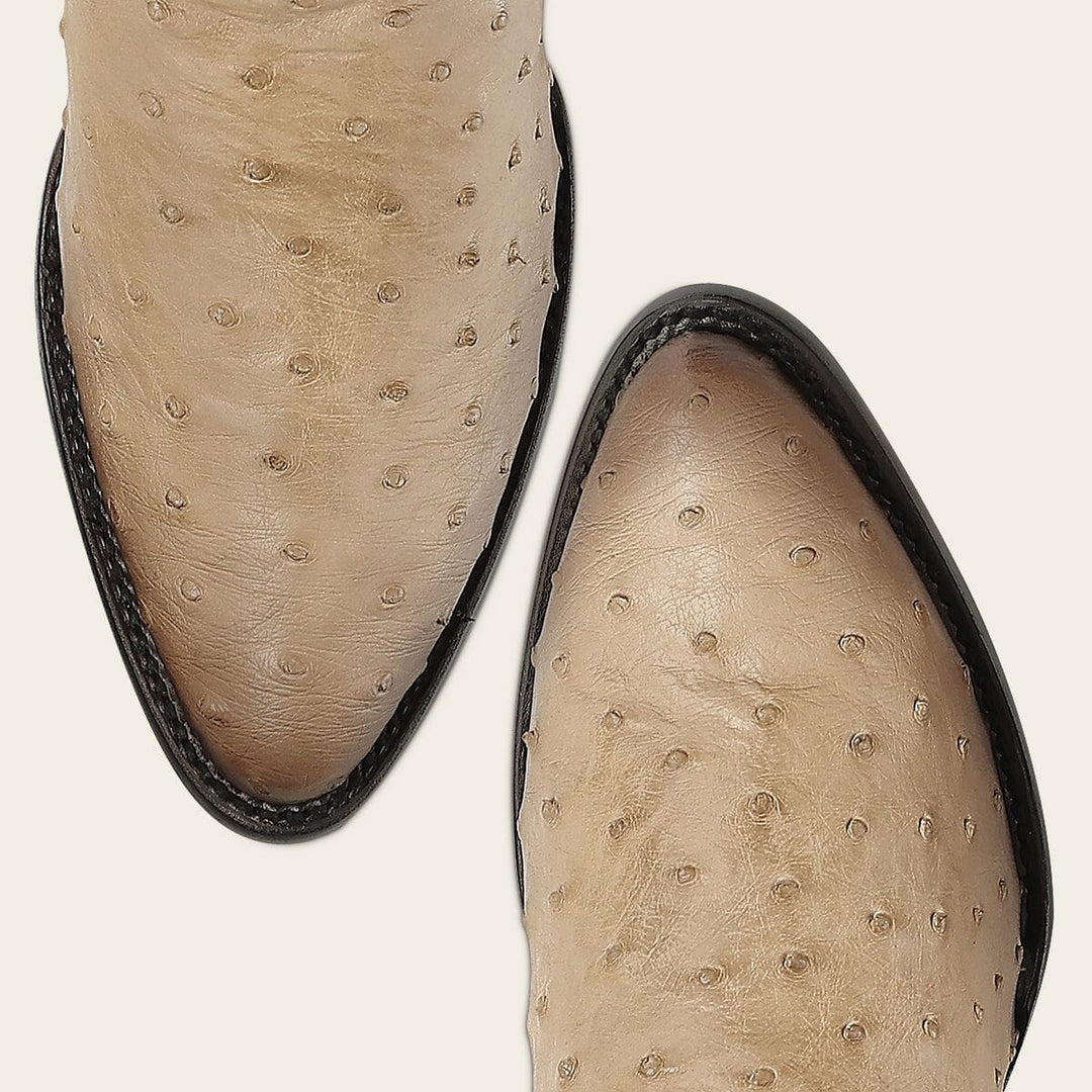 Bota tradicional Orígenes en piel genuina de avestruz para caballero Botas y Botines 