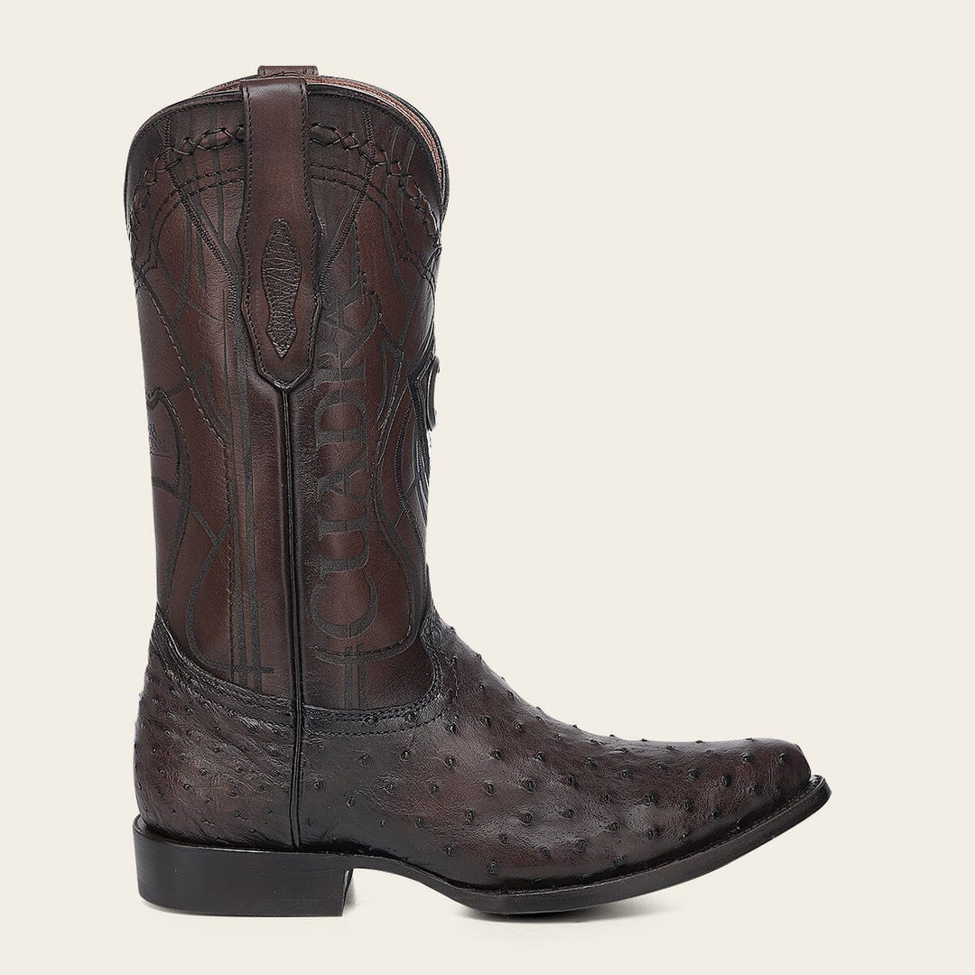 Bota tradicional Orígenes en piel genuina de avestruz para caballero Botas y Botines 