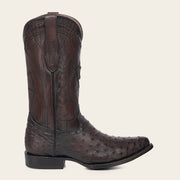 Bota tradicional Orígenes en piel genuina de avestruz para caballero Botas y Botines 