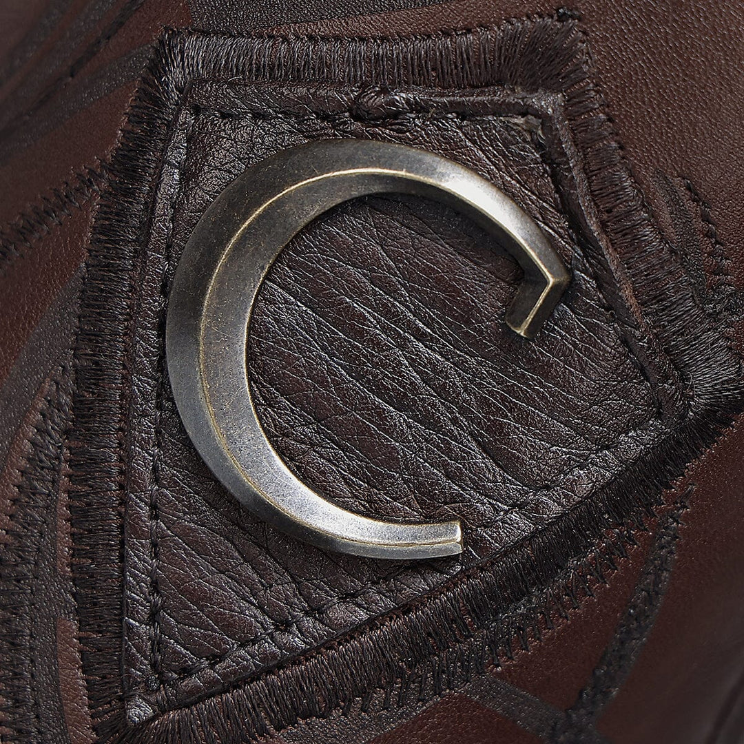 Bota tradicional Orígenes en piel genuina de avestruz para caballero Botas y Botines 