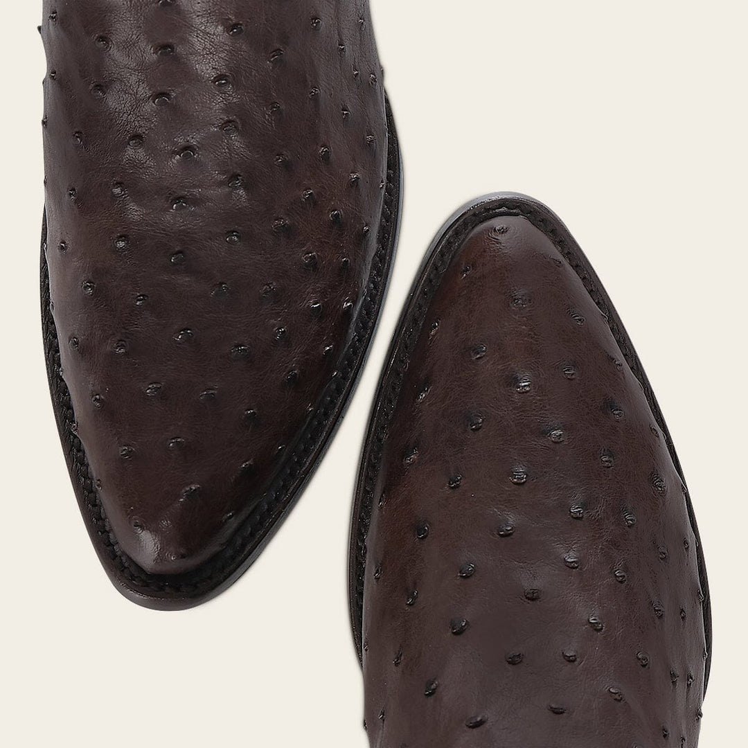 Bota tradicional Orígenes en piel genuina de avestruz para caballero Botas y Botines 