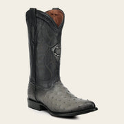 Bota tradicional Orígenes en piel genuina de avestruz para caballero Botas y Botines 