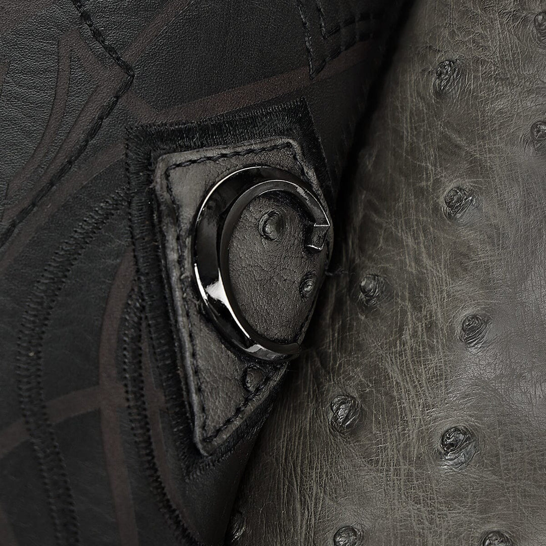 Bota tradicional Orígenes en piel genuina de avestruz para caballero Botas y Botines 