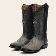 Bota tradicional Orígenes en piel genuina de avestruz para caballero Botas y Botines 