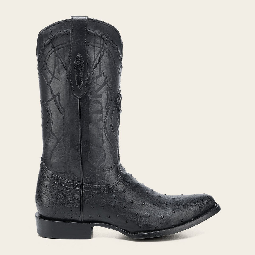 Bota tradicional Orígenes en piel genuina de avestruz para caballero Botas y Botines 