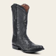 Bota tradicional Orígenes en piel genuina de avestruz para caballero Botas y Botines 