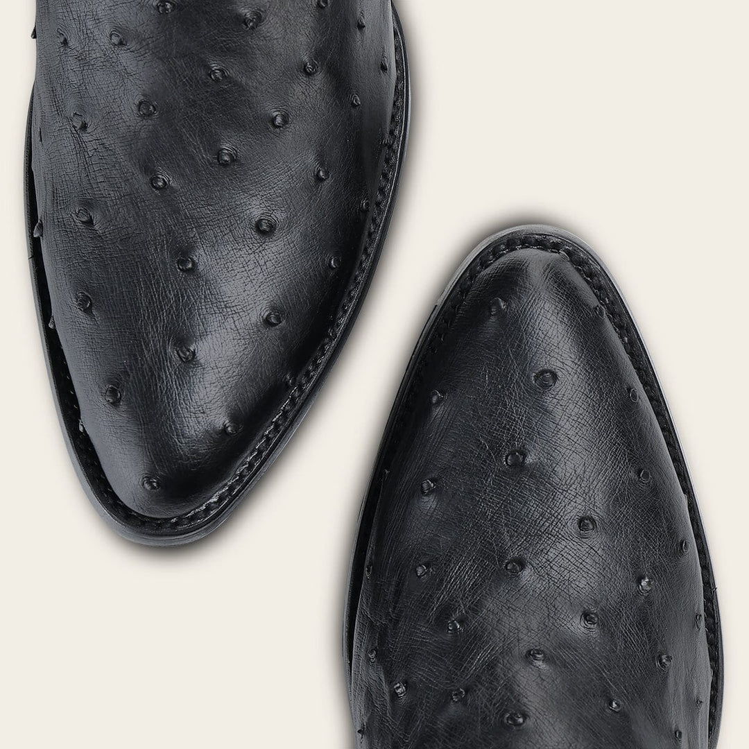 Bota tradicional Orígenes en piel genuina de avestruz para caballero Botas y Botines 