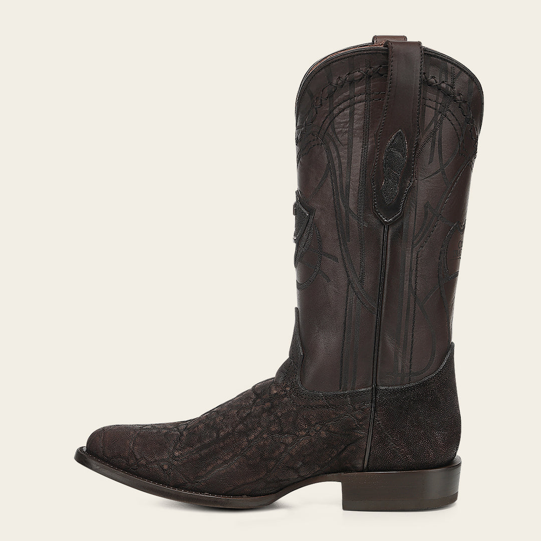 Bota tradicional en piel genuina de avestruz para caballero (Copy)