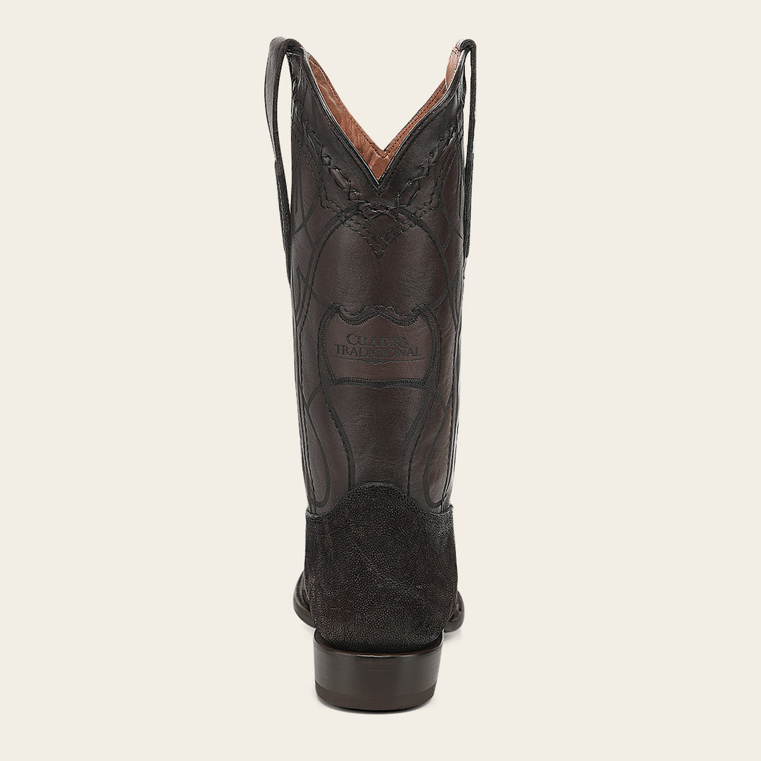 Bota tradicional en piel genuina de avestruz para caballero (Copy)