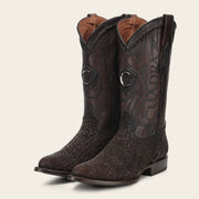 Bota tradicional en piel genuina de avestruz para caballero (Copy)