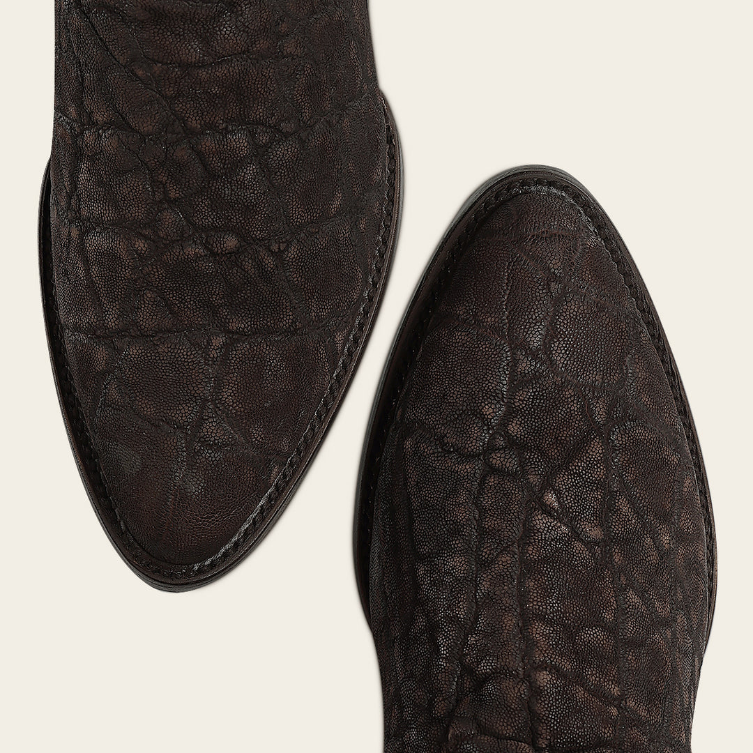 Bota tradicional en piel genuina de avestruz para caballero (Copy)