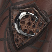 Bota vaquera en piel genuina de fuscus para caballero Ofertas 