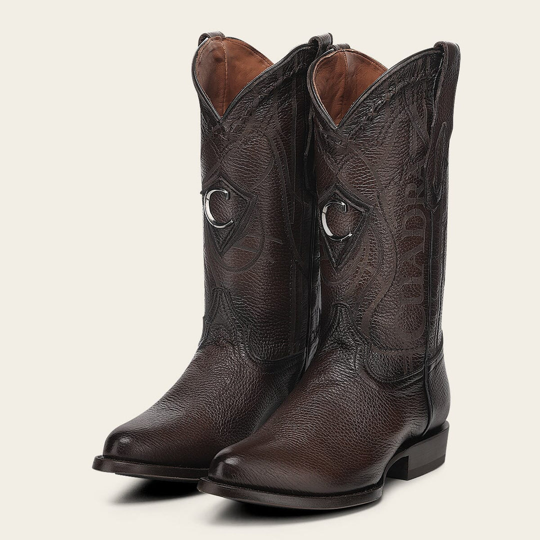 Bota tradicional Orígenes en piel genuina de venado italiano para caballero Botas y Botines 