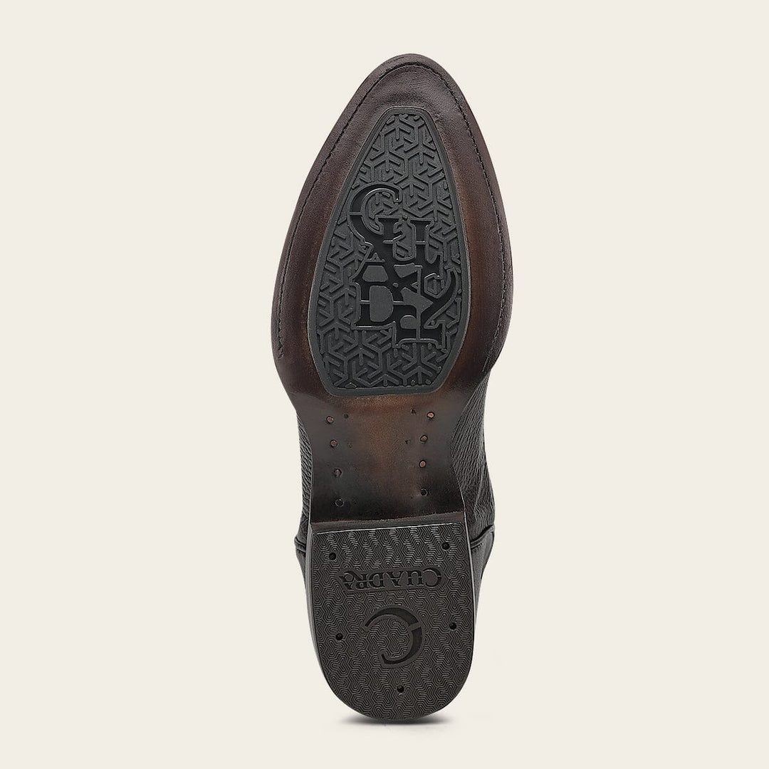 Bota tradicional Orígenes en piel genuina de venado italiano para caballero Botas y Botines 