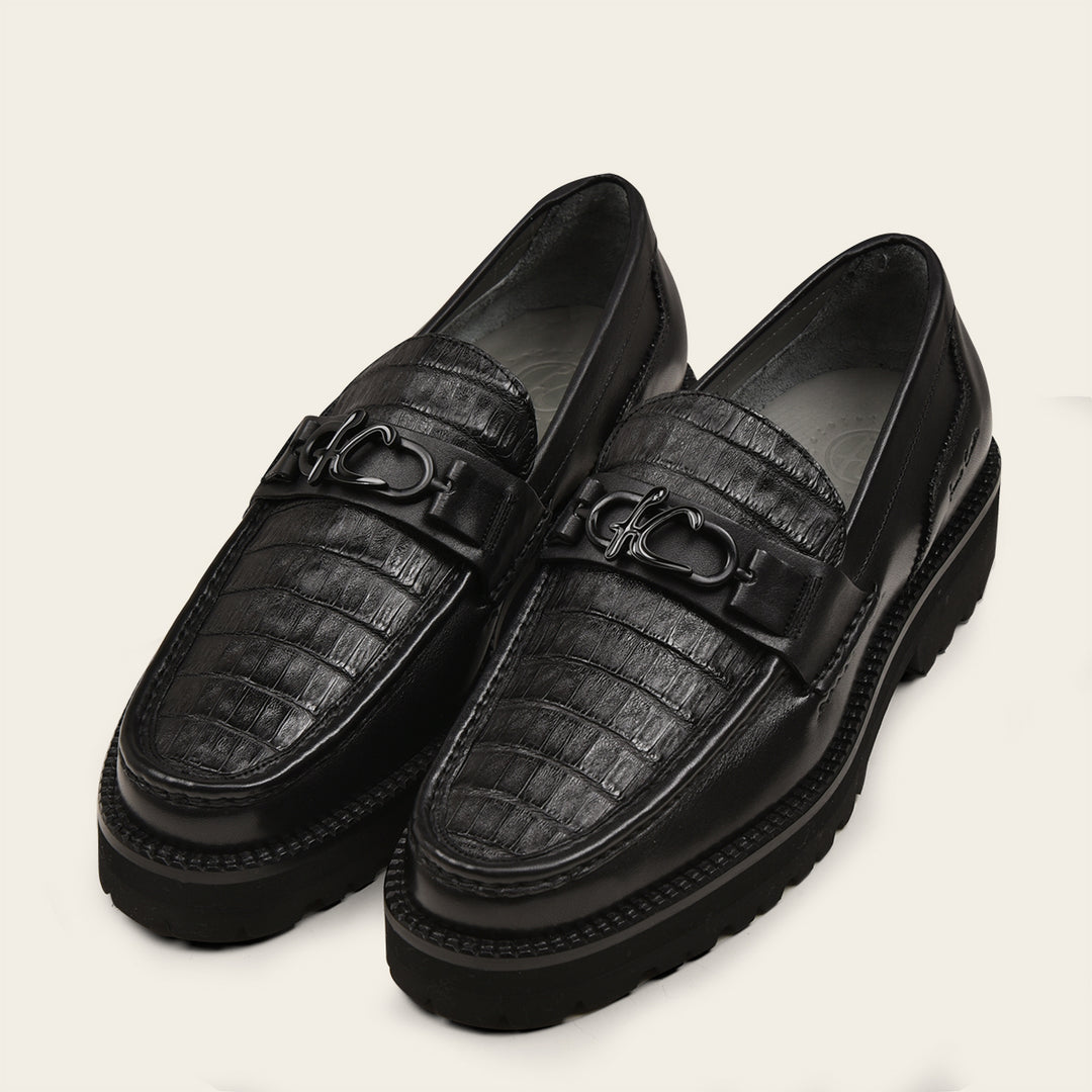 Cocodrilo Mocasines Franco Cuadra Caballero Cocodrilo Zapatos De