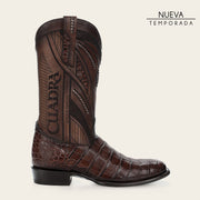 Cuadra Imperio Alligator Edición Especial 2024 Café Botas y Botines 