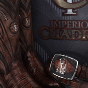 Cuadra Imperio Alligator Edición Especial 2024 Café Botas y Botines 
