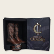 Cuadra Imperio Alligator Edición Especial 2024 Café Botas y Botines 