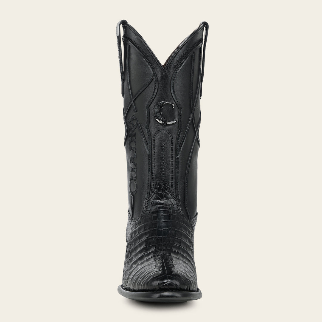 Bota tradicional en piel genuina de fuscus para caballero