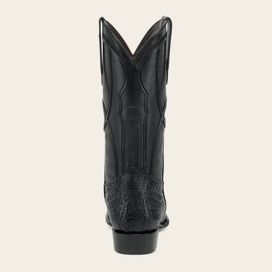 Bota tradicional en piel genuina de fuscus para caballero