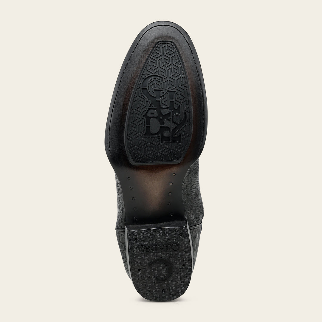 Bota tradicional en piel genuina de fuscus para caballero