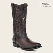 Bota tradicional en piel genuina de bovino para caballero